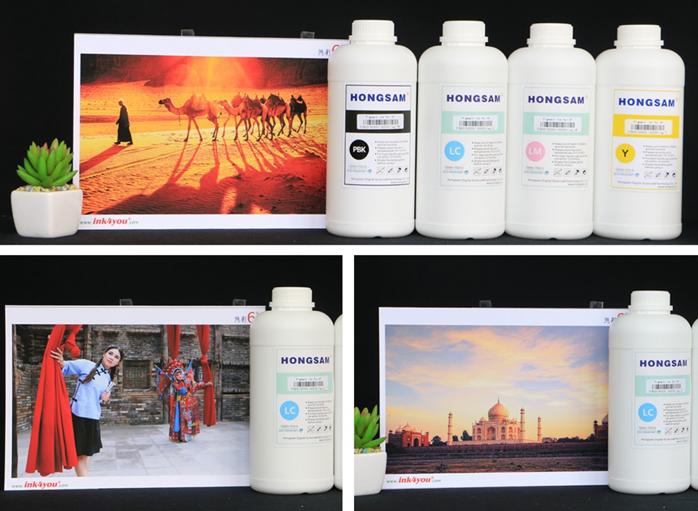 Digital Printing Pigment Ink for Canon Printer, HP Printer Compatible